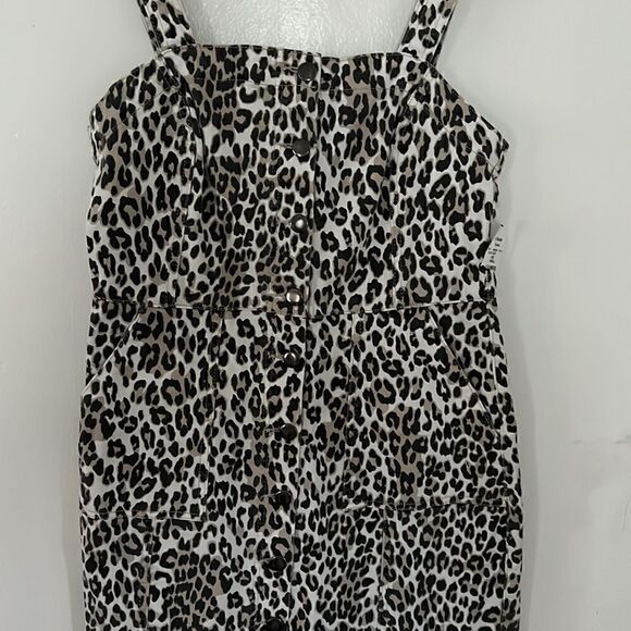 Thread & Supply Leopard Overall Dress - Picture 2 of 7